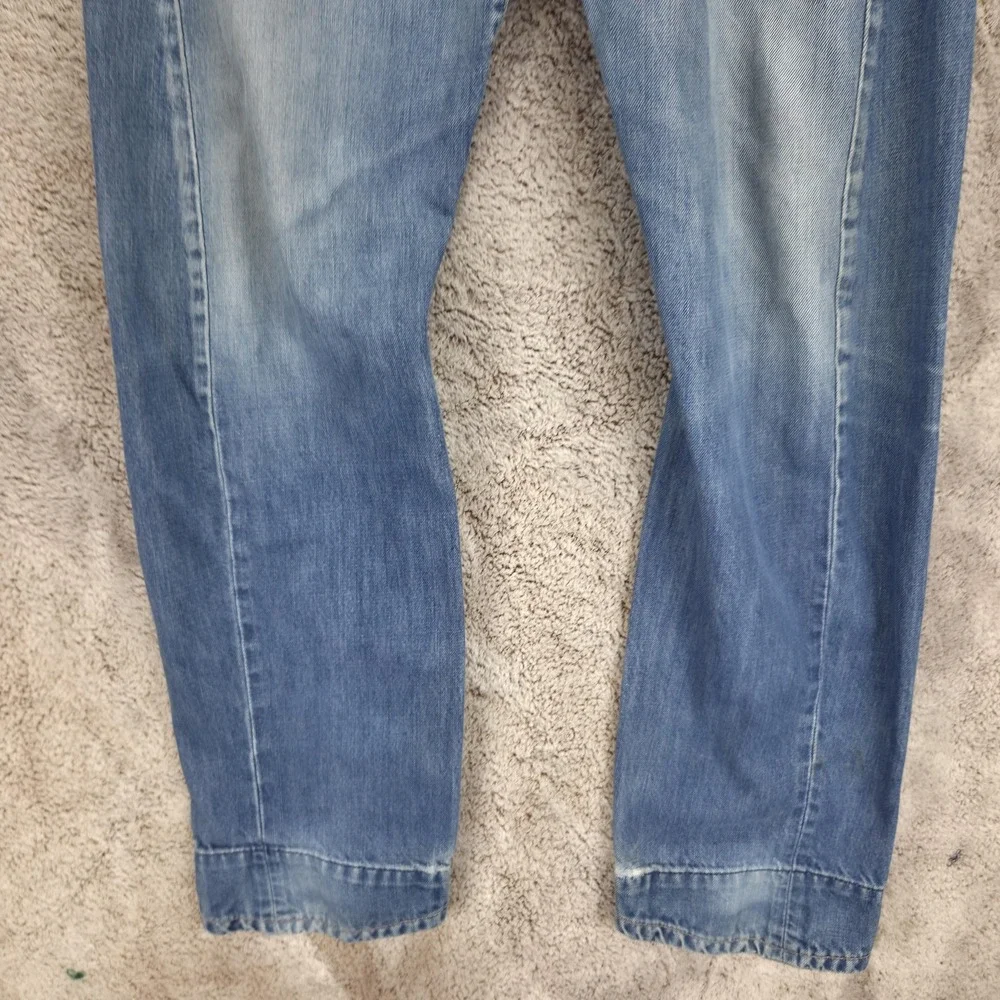 Vintage Levis Engineered Jeans Mens 32x34 Blue Light Wash Twisted Button Fly